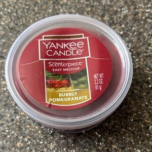 Yankee Candle Scenterpiece BUBBLY POMEGRANATE MeltCup Red